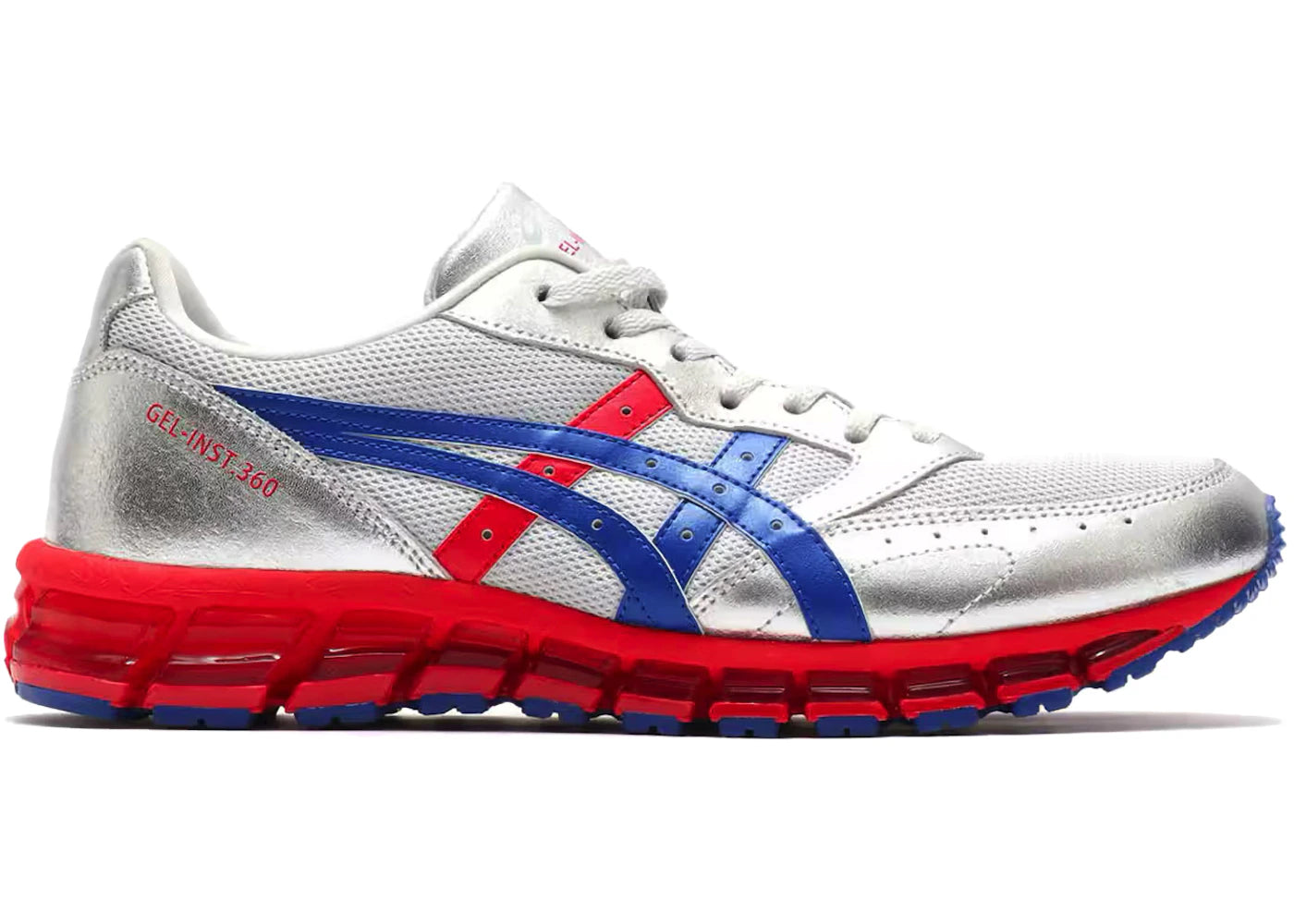 ASICS Gel-Inst. 360 atmos Metallic Silver Blue Red