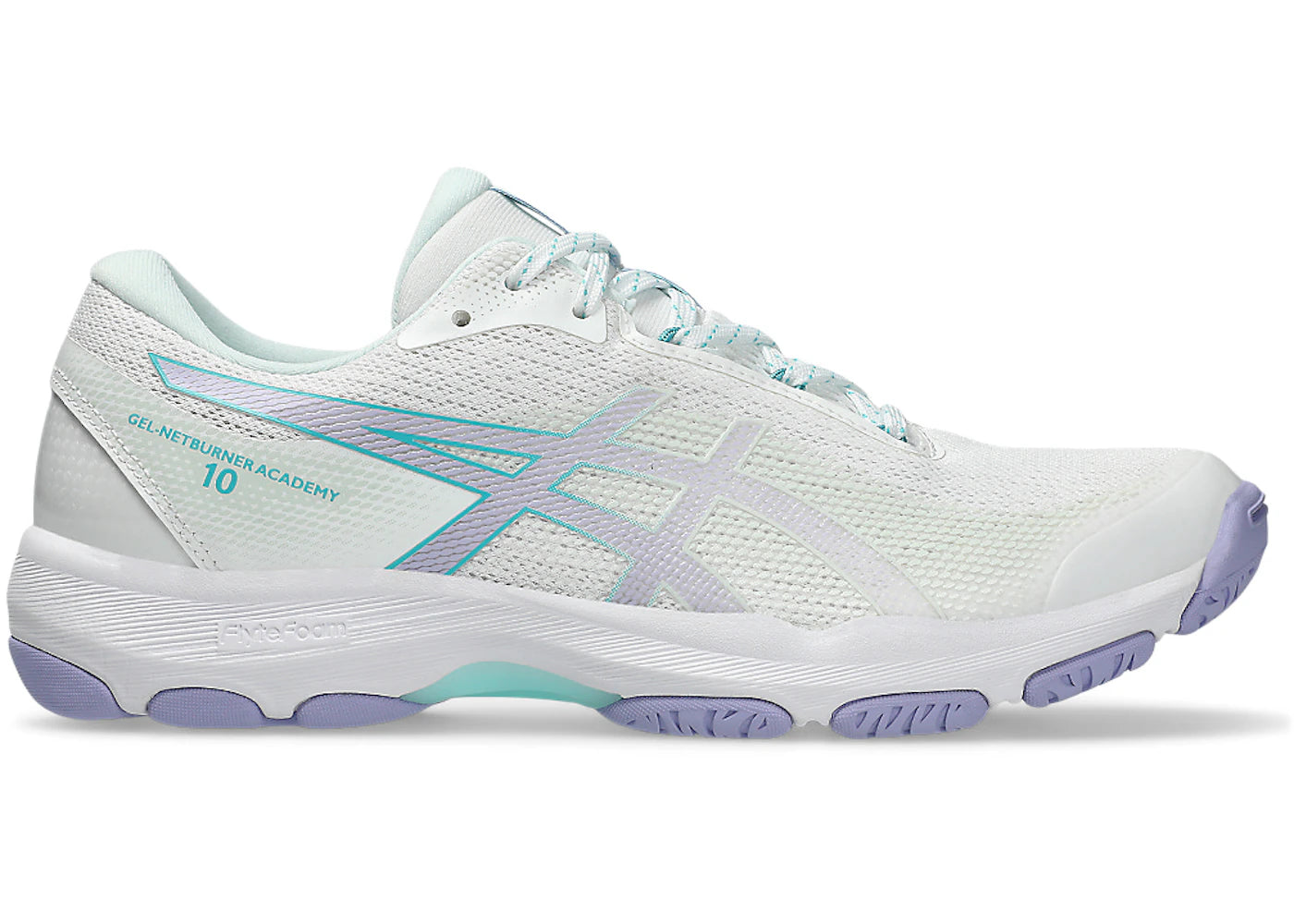 ASICS Gel-Netburner Academy 10 White Vapor (Women's)