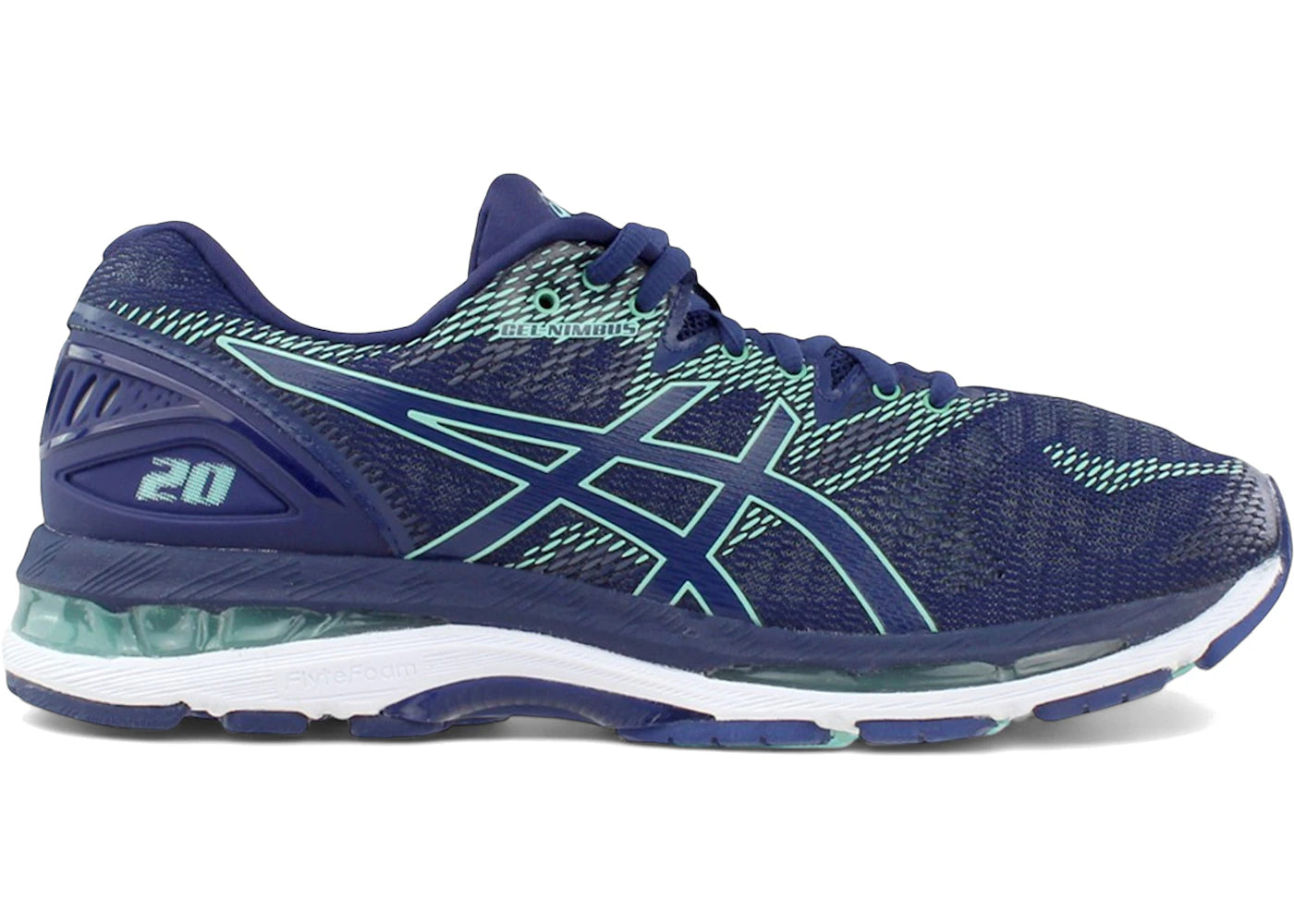 ASICS Gel-Nimbus 20 Indigo Blue Opal Green (Women's)