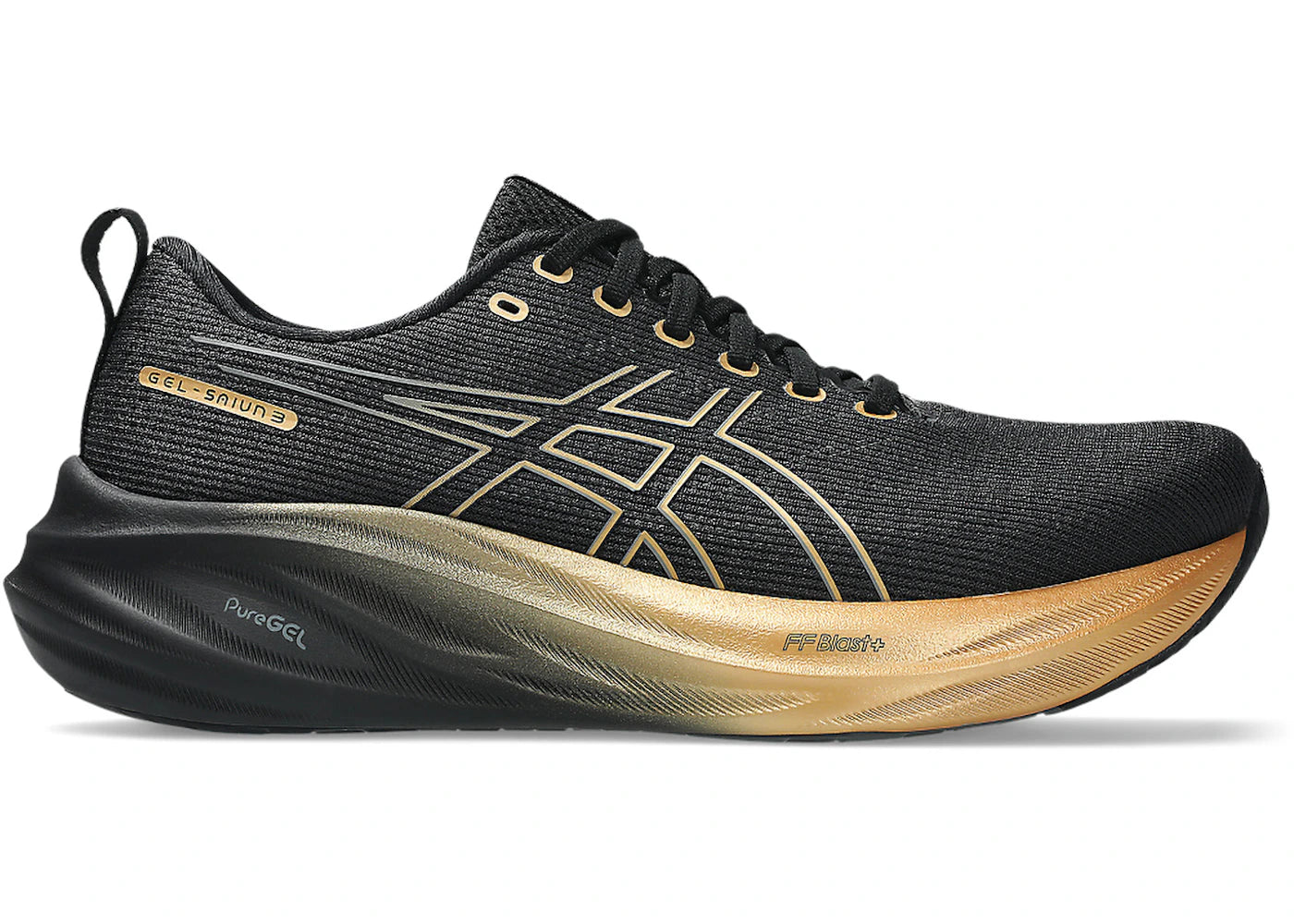 ASICS Gel-Saiun 3 Black Pure Gold