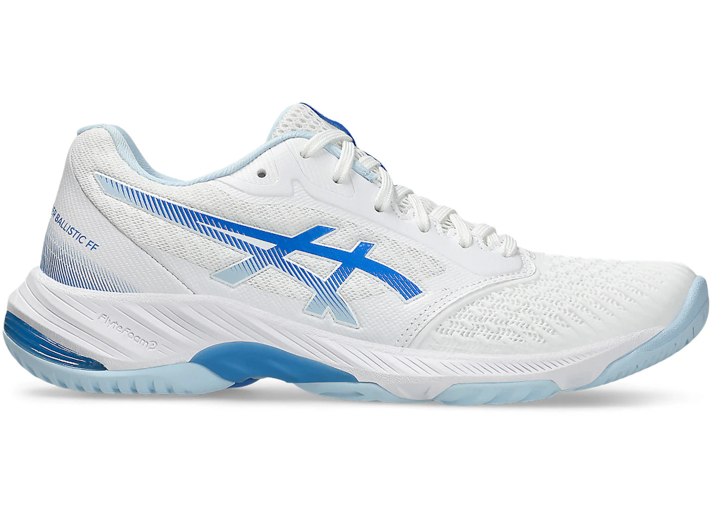 ASICS Netburner Ballistic FF 3 White Blue Coast (Women's)