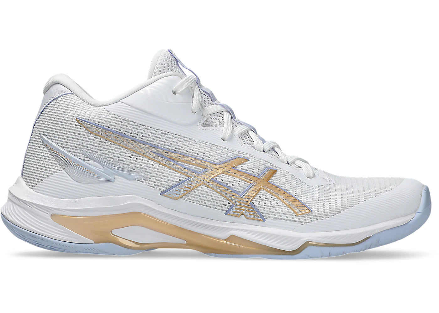 ASICS Netburner Ballistic FF MT 4 White Champagne (Women's)