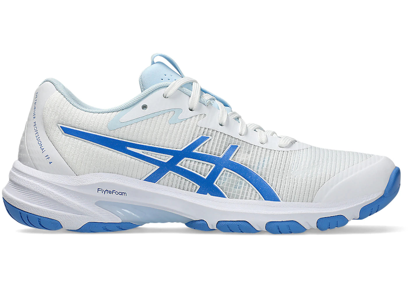 ASICS Netburner Professional FF 4 White Blue Coast (Women's)