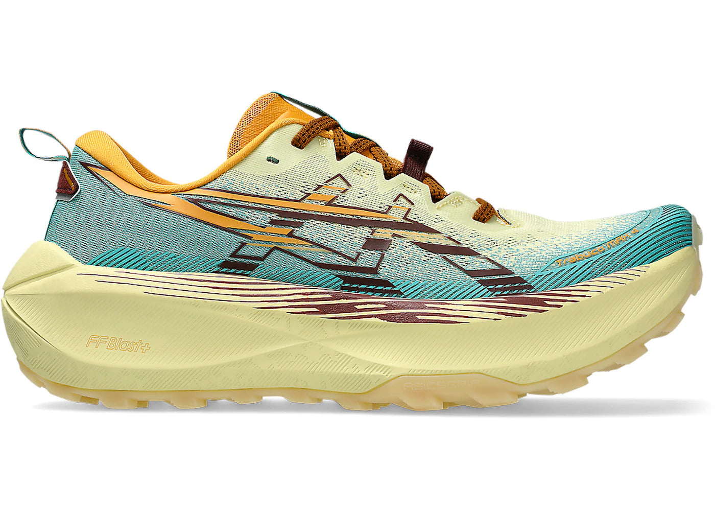 ASICS Trabuco Max 4 Wheat Yellow Dark Red Planet