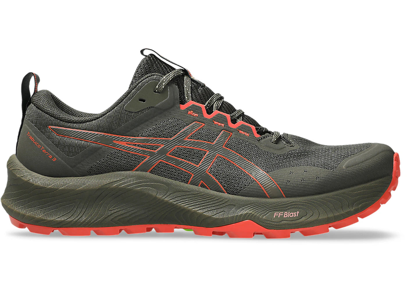 ASICS Trabuco Terra 3 Brown Stone Spicy Red