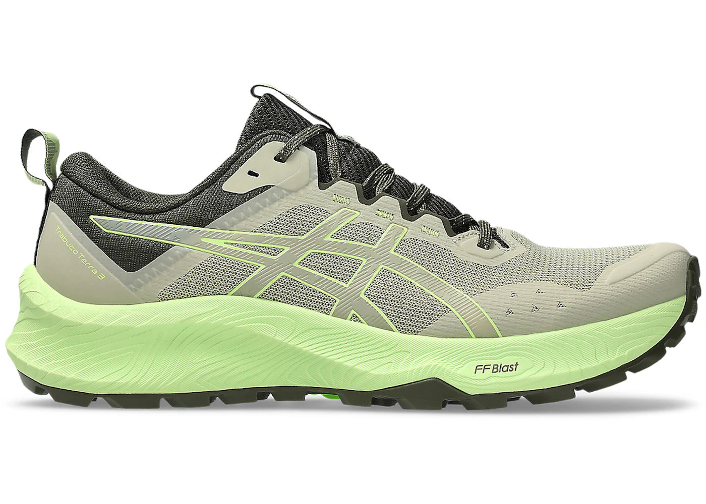 ASICS Trabuco Terra 3 Khaki Lime Green
