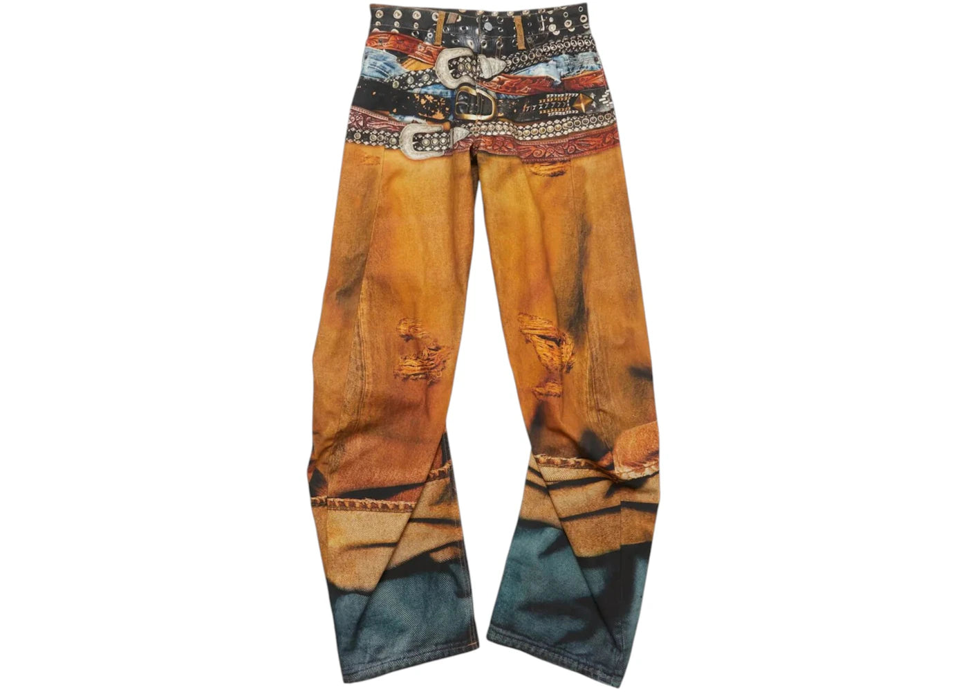 Acne Studios 2006M Loose Fit Jean Rust Orange