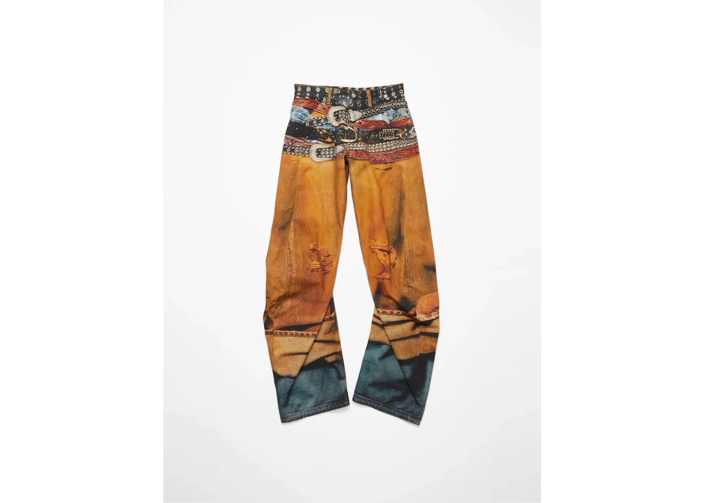 Acne Studios 2006M Loose Fit Jeans RUSt Orange