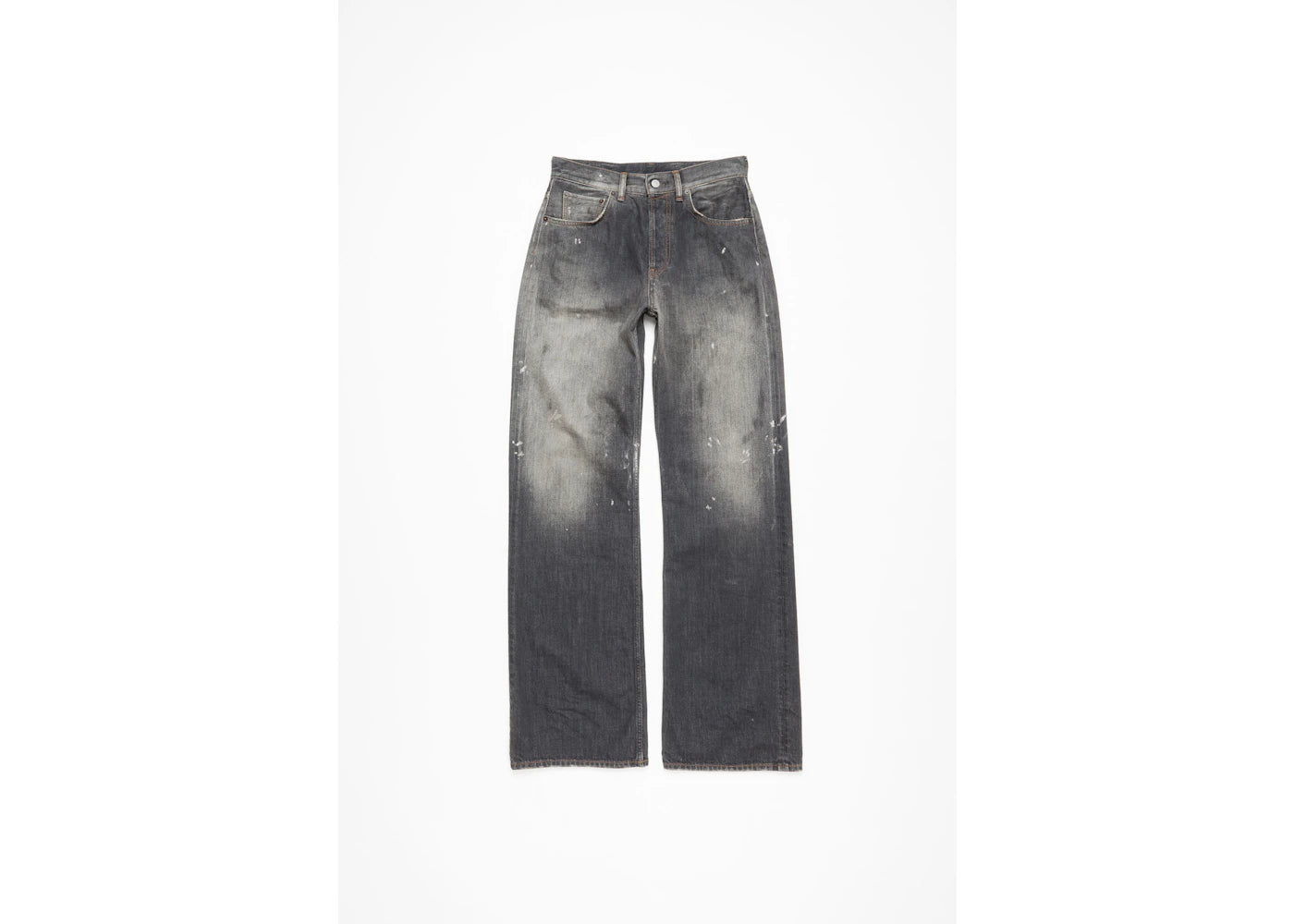 Acne Studios 2021F Loose Fit Jeans Black
