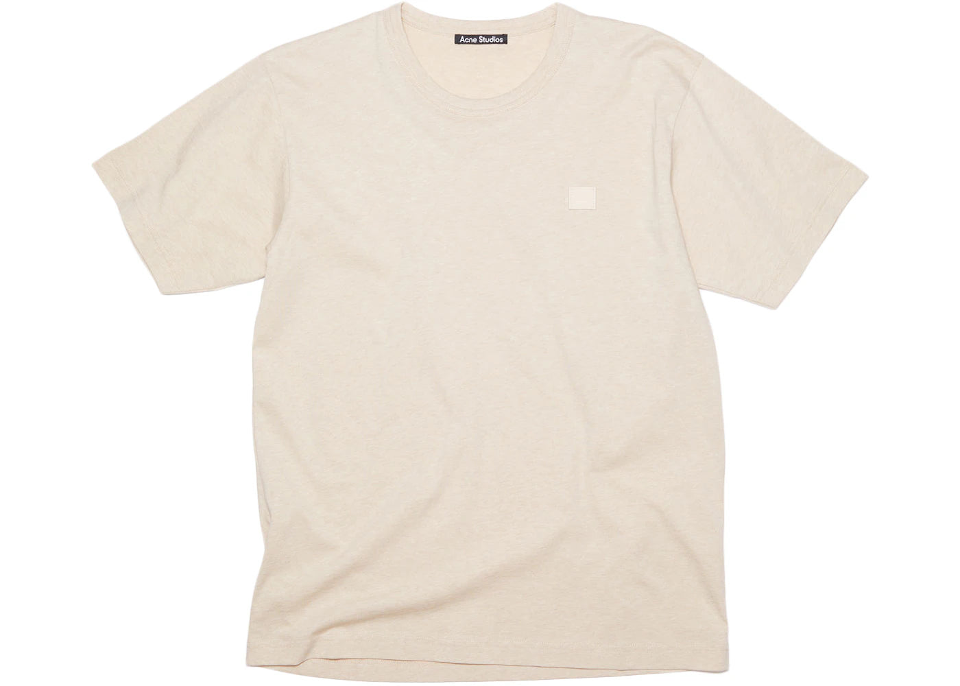 Acne Studios Lightweight Nash Face T-shirt Oatmeal Melange