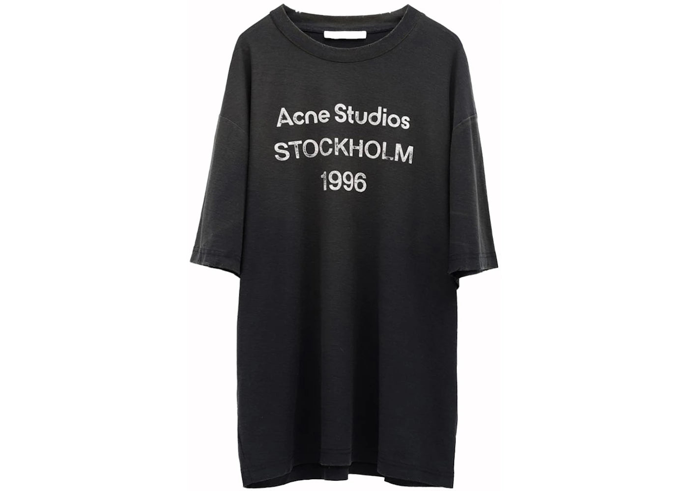 Acne Studios Logo T-Shirt Faded Black Bm0