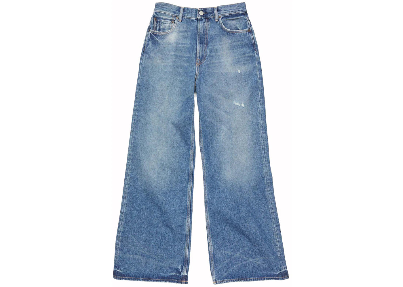 Acne Studios Relaxed Fit - 2022F Jeans Mid Blue