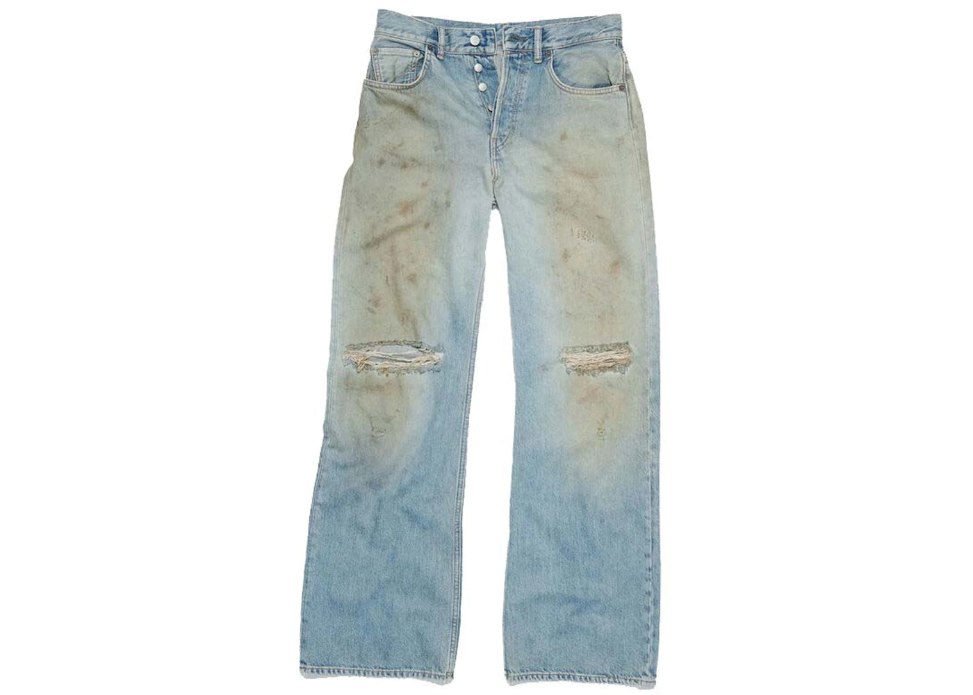 Acne Studios Super Baggy Fit Jeans - 2023 Mid Blue