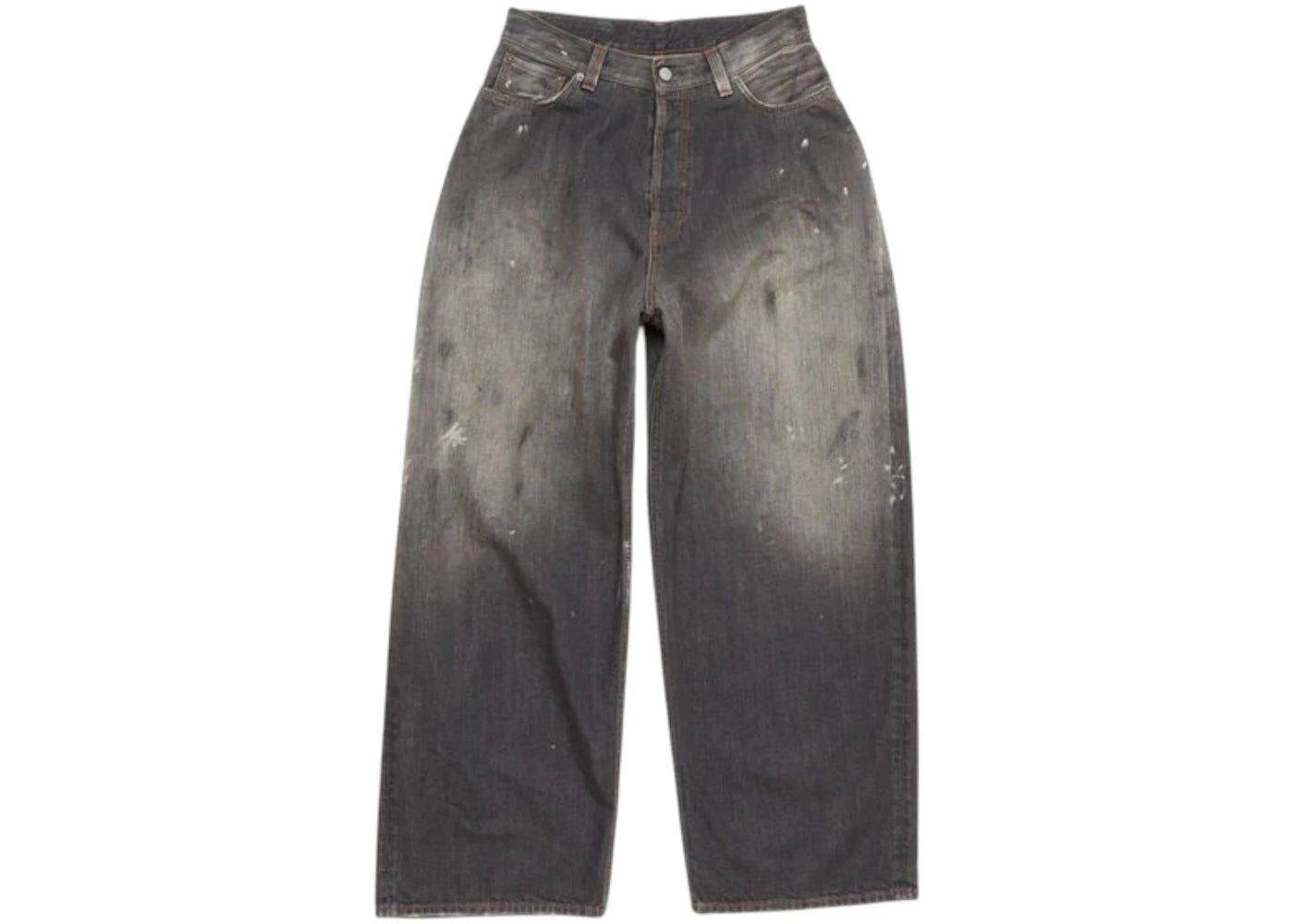 Acne Studios Super Baggy Fit Jeans Faded Black