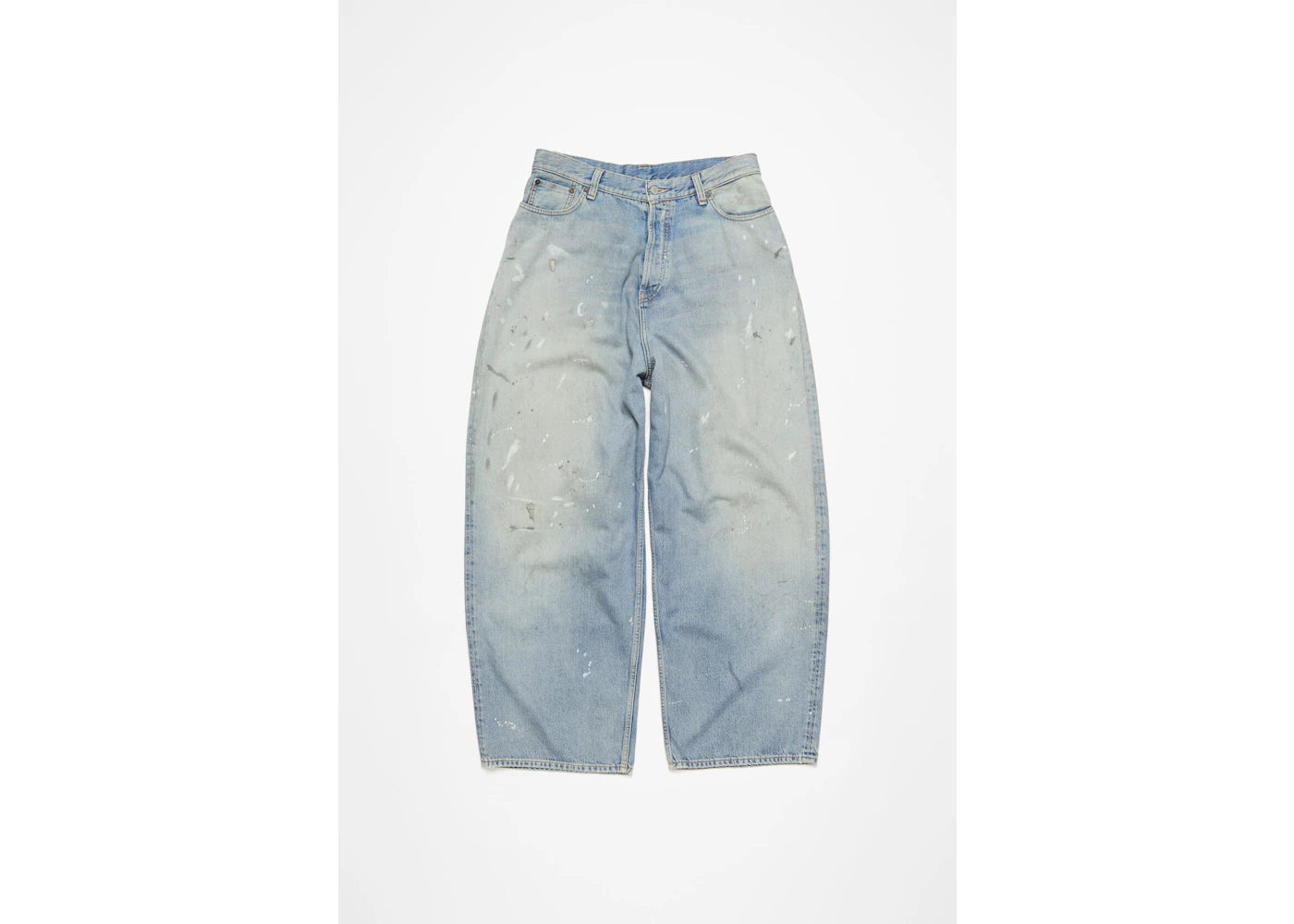 Acne Studios Super Baggy Fit Jeans Mid Blue