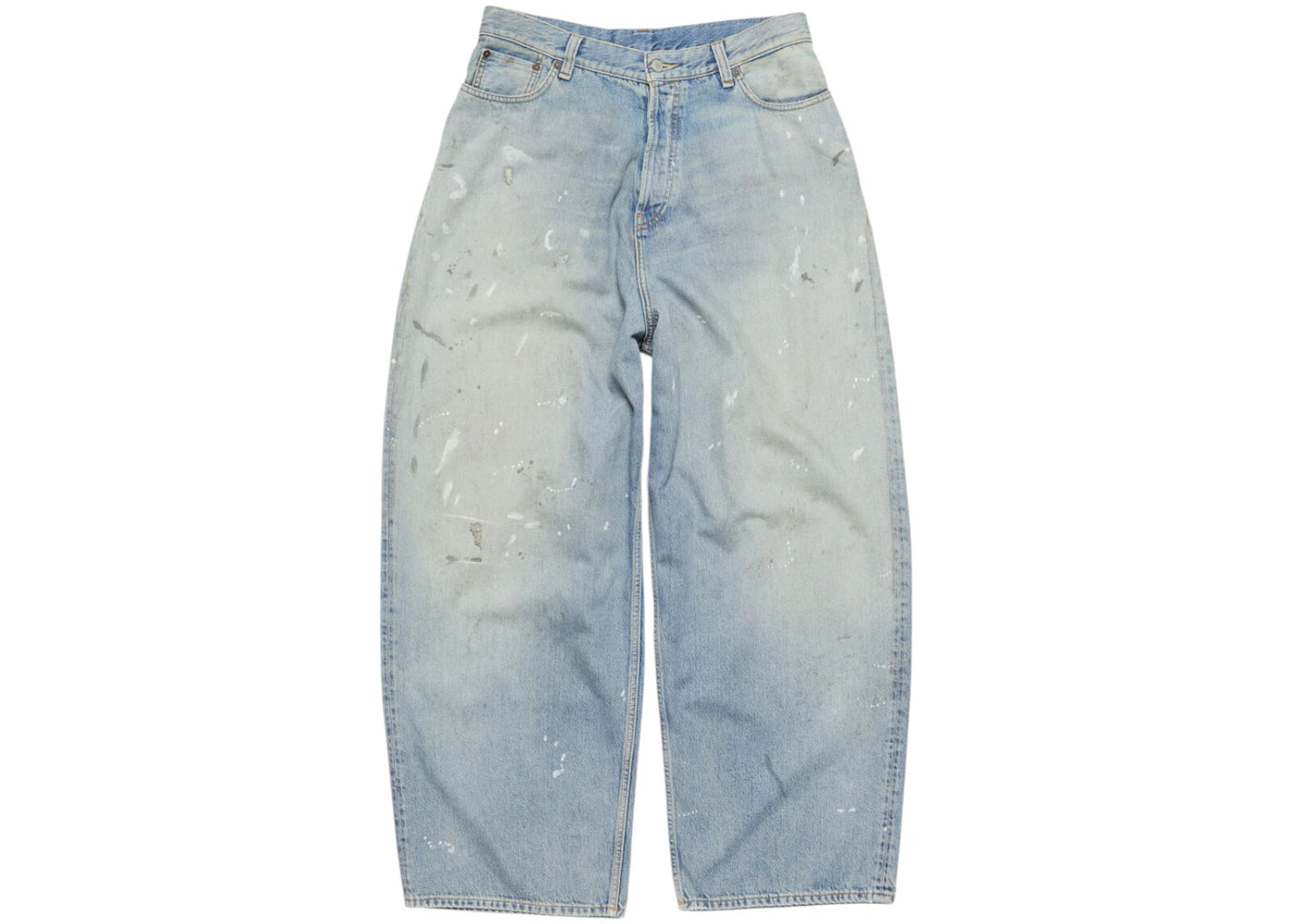 Acne Studios Super Baggy Fit Jeans Rust Orange