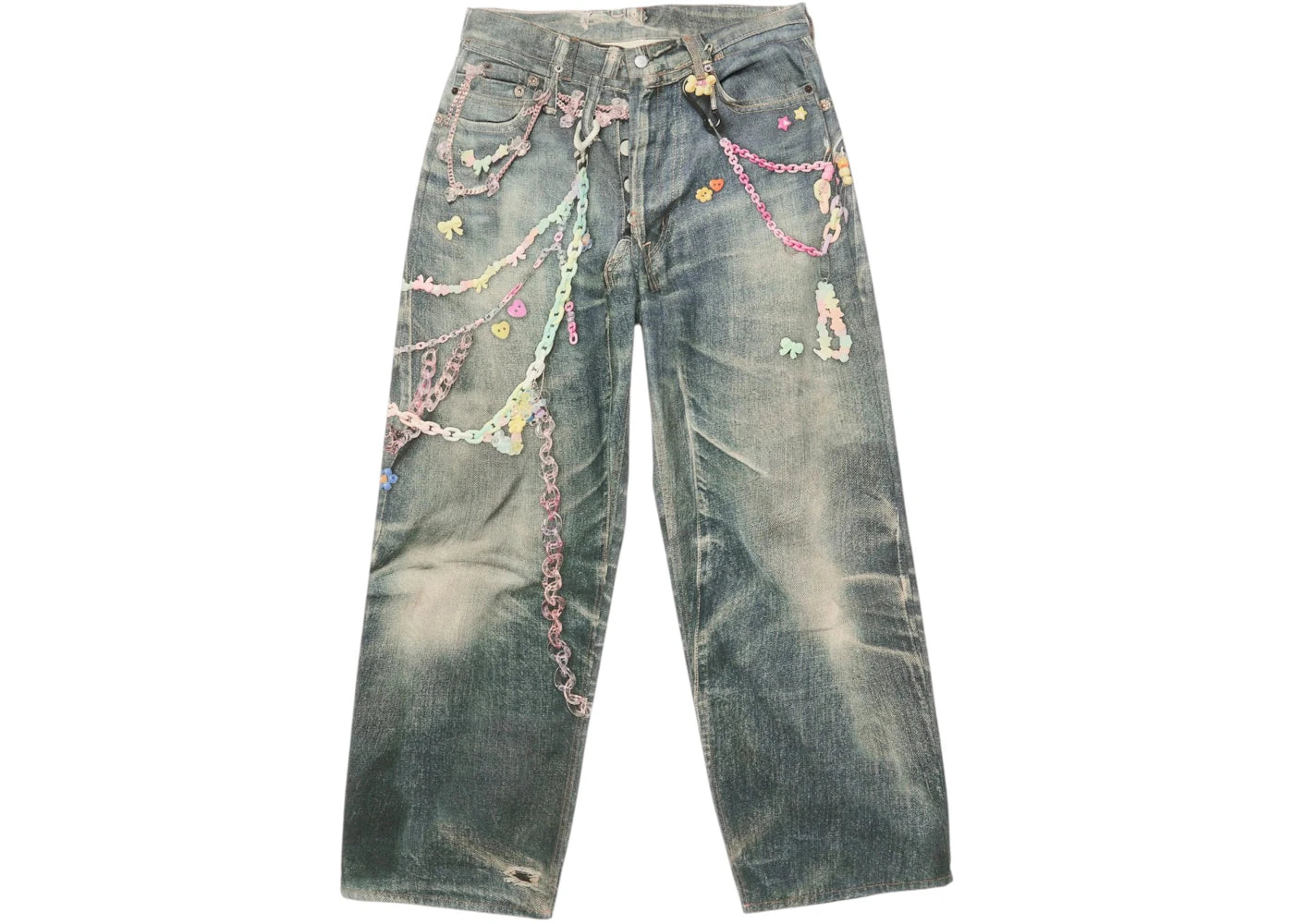 Acne Studios Women's 1981F Baggy Fit Jean Blue