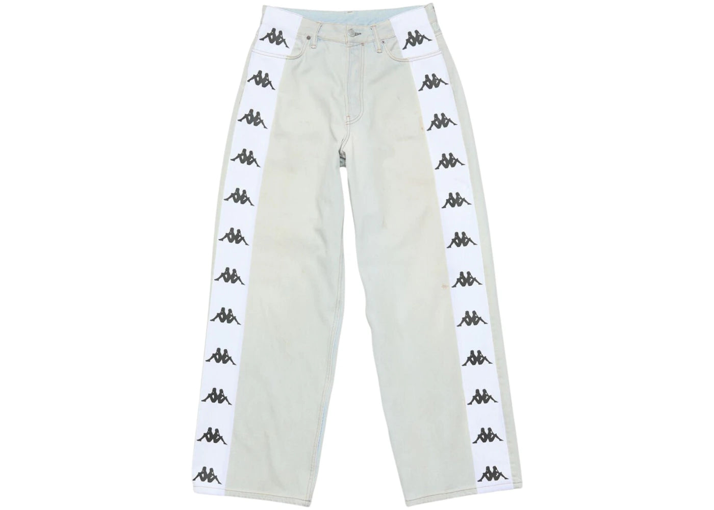 Acne Studios x Kappa Baggy Fit 1981M Jeans Light Wash