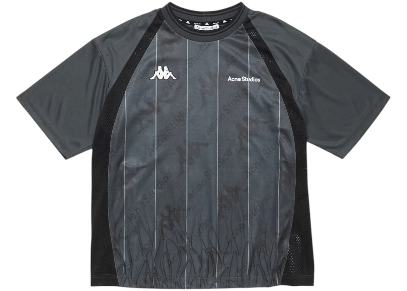 Acne Studios x Kappa Logo T-shirt Anthracite/Black