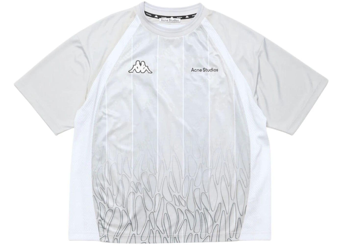 Acne Studios x Kappa Logo T-shirt Grey/Dark Grey