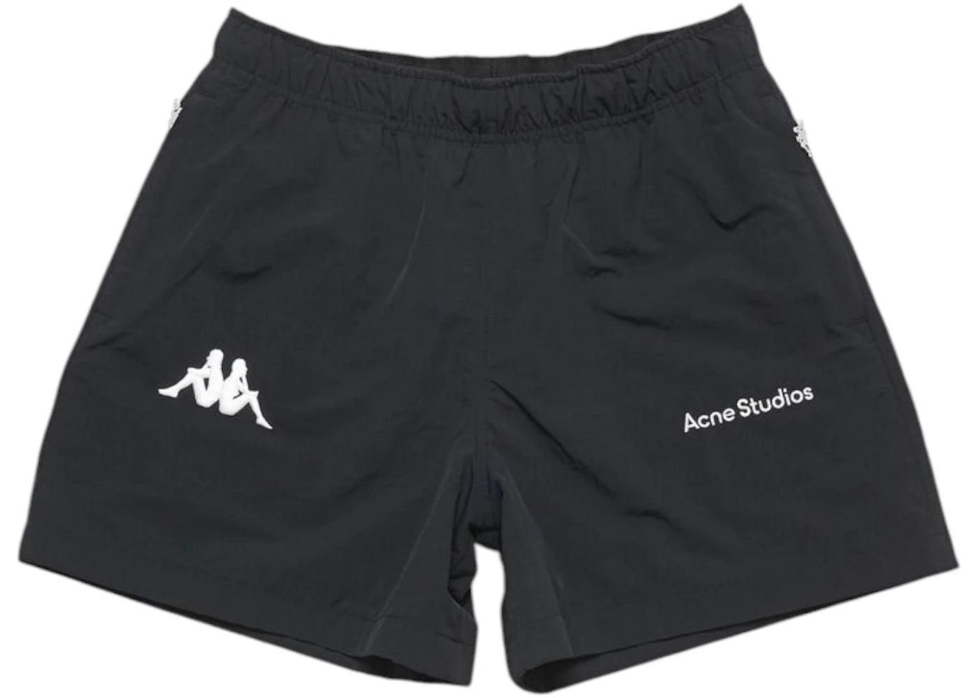 Acne Studios x Kappa Relaxed Fit Shorts Black