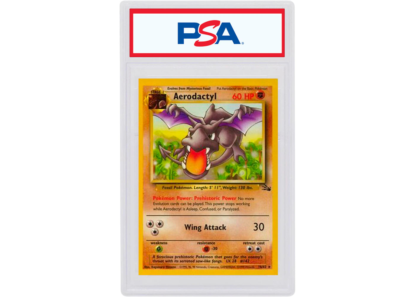 Aerodactyl-Holo 1999 Pokemon TCG Fossil #1/62 (PSA or BGS Graded)