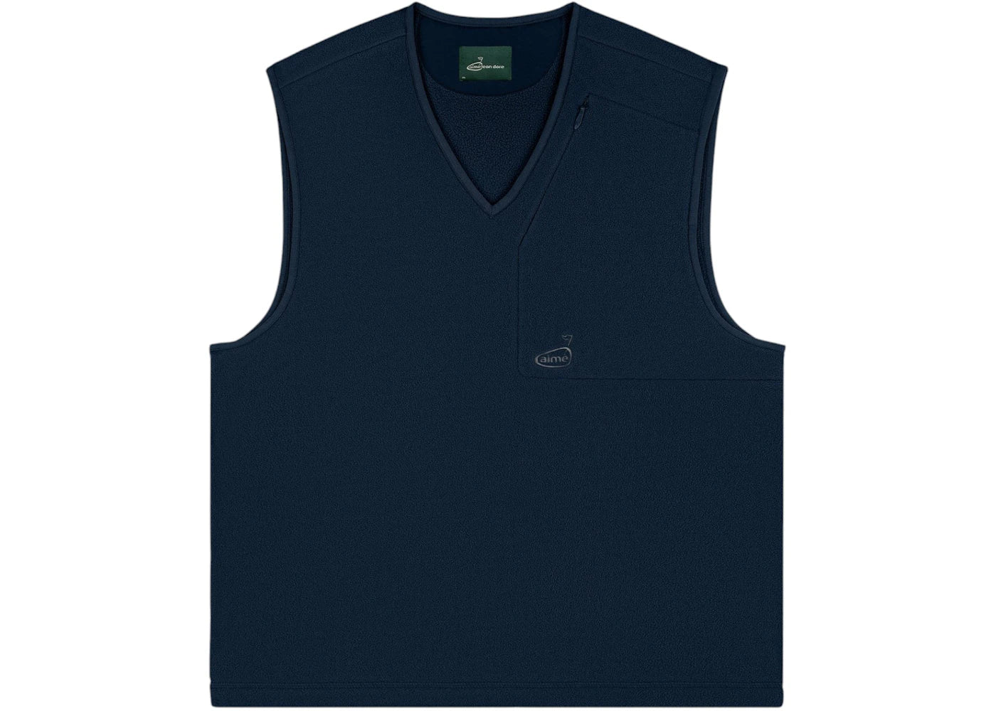 Aime Leon Dore Golf Fleece Vest Navy Blazer