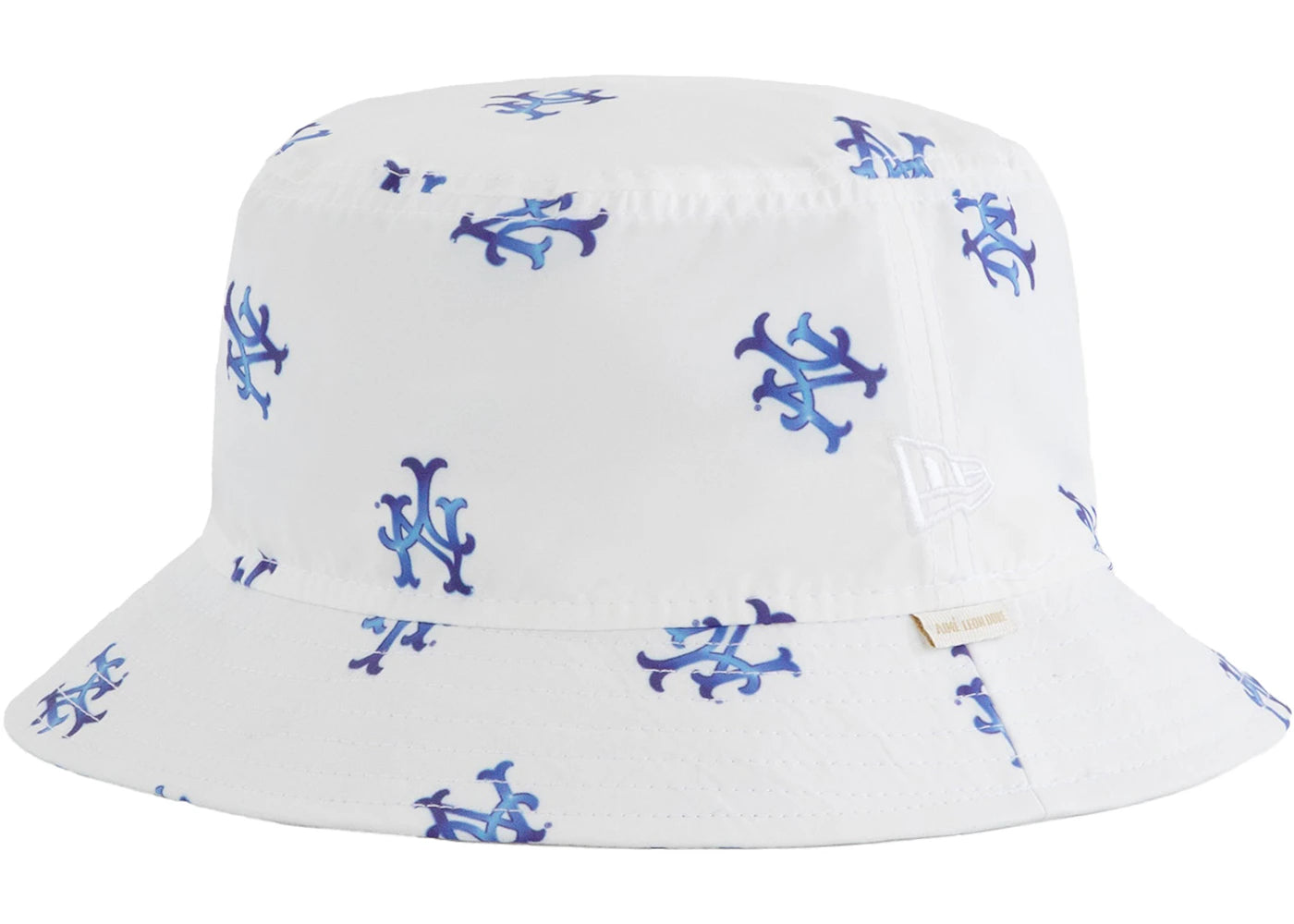 Aime Leon Dore x New Era Mets Nylon Bucket Hat White