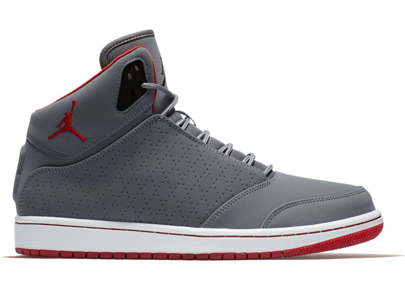 Jordan 1 Flight 5 Wolf Grey Gym Red