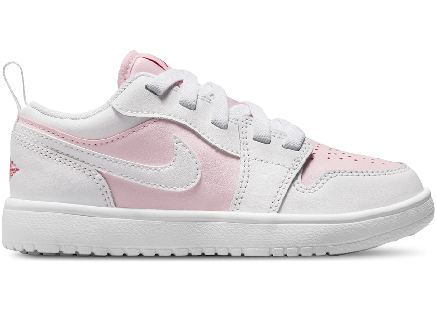 Jordan 1 Low ALT Pink Foam Fire Red White (PS)