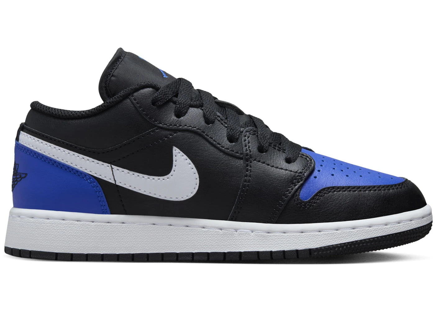 Jordan 1 Low Black Game Royal White (GS)