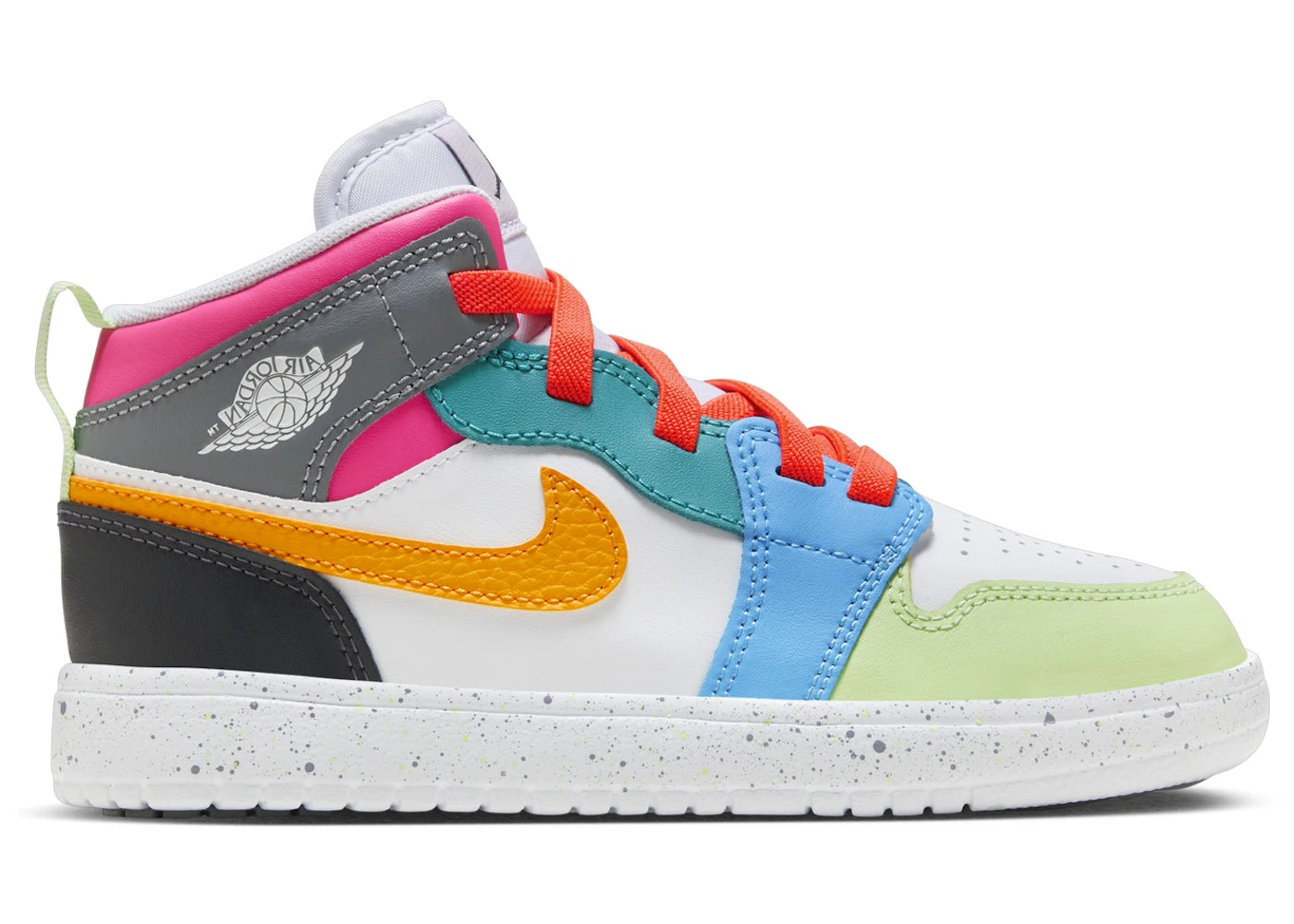 Jordan 1 Mid ALT SE White Dark Shadow Hyper Pink Taxi (PS)