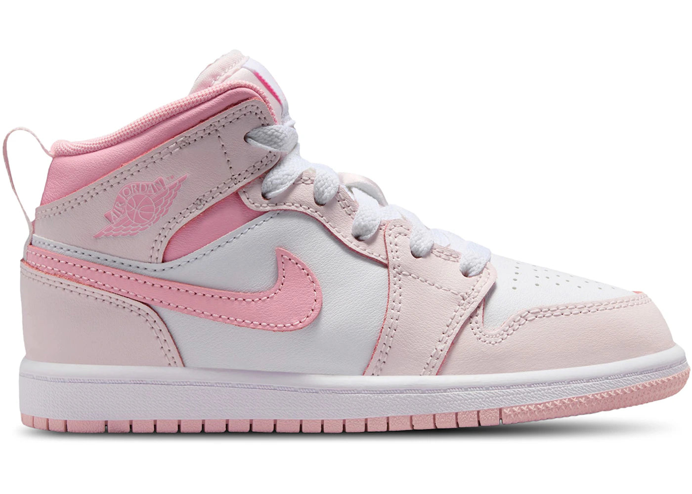 Jordan 1 Mid Pearl Pink White (PS)