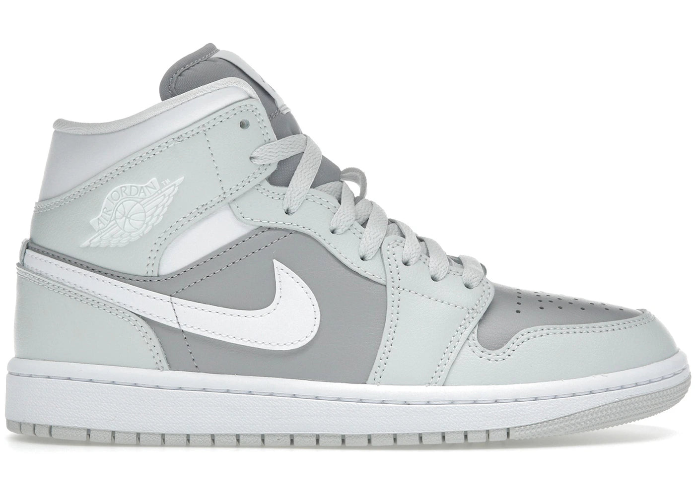 Jordan 1 Mid Photon Dust Atmosphere Grey (Women's)