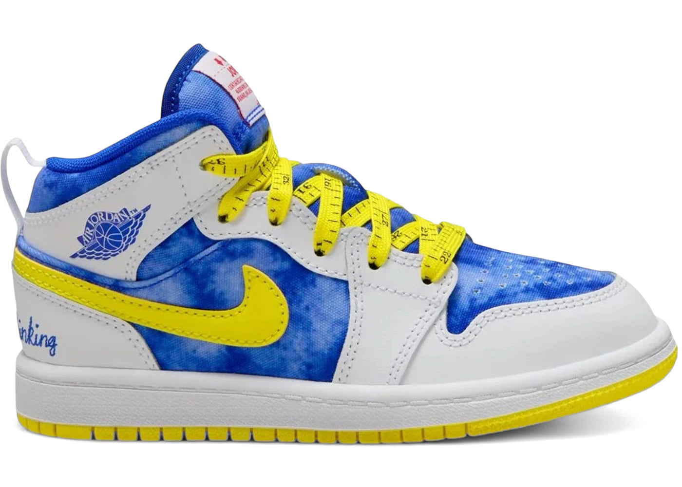 Jordan 1 Mid Sneaker School Be Tall In Your Thinking (PS)