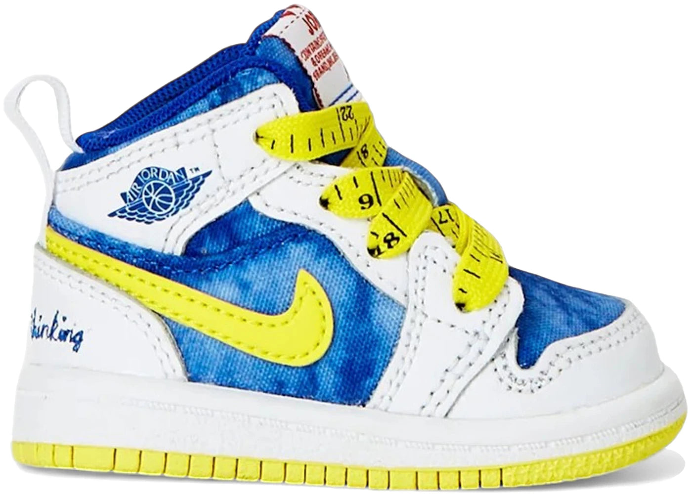 Jordan 1 Mid Sneaker School Be Tall In Your Thinking (TD)