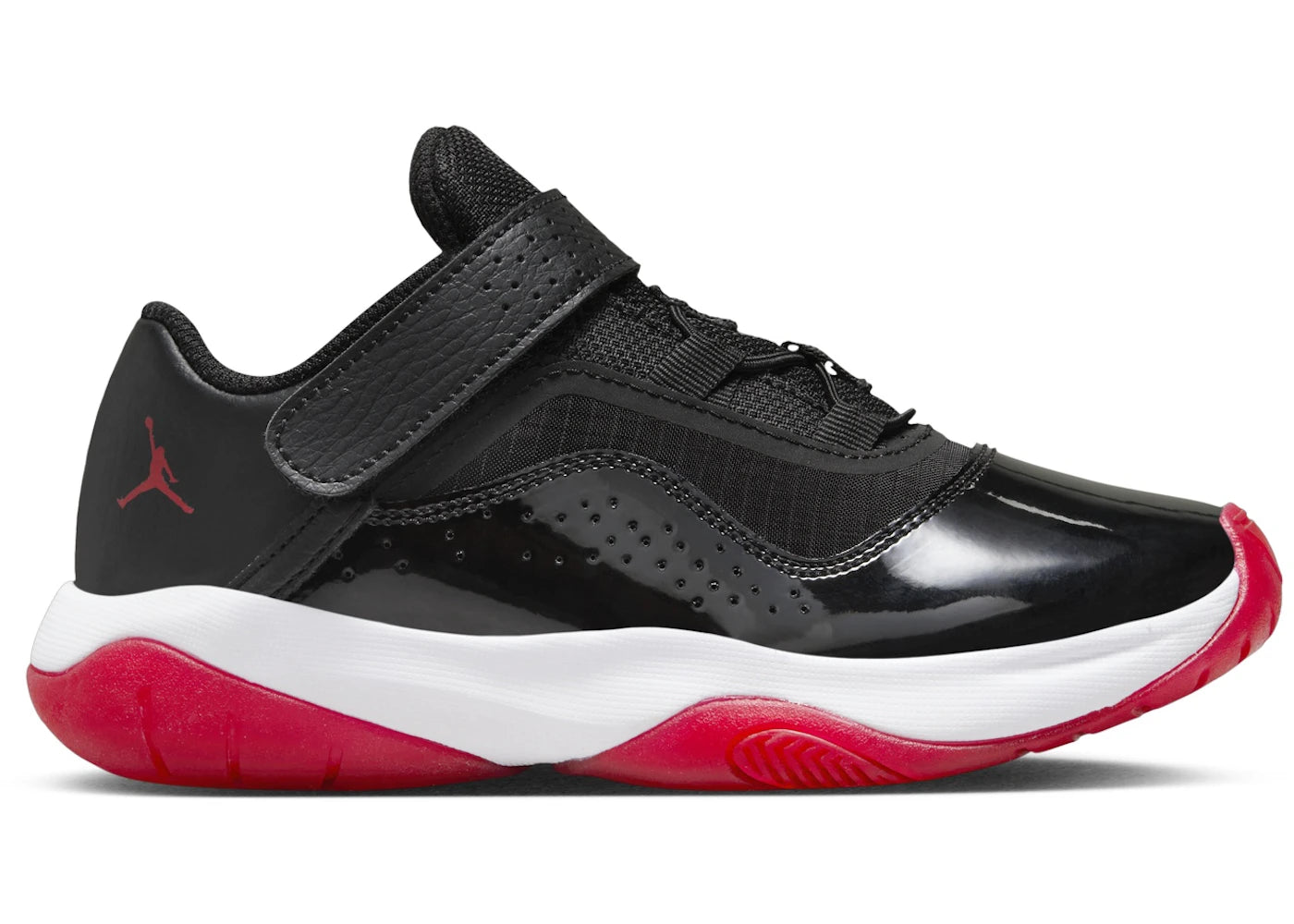 Jordan 11 CMFT Low Black White Varsity Red (PS)