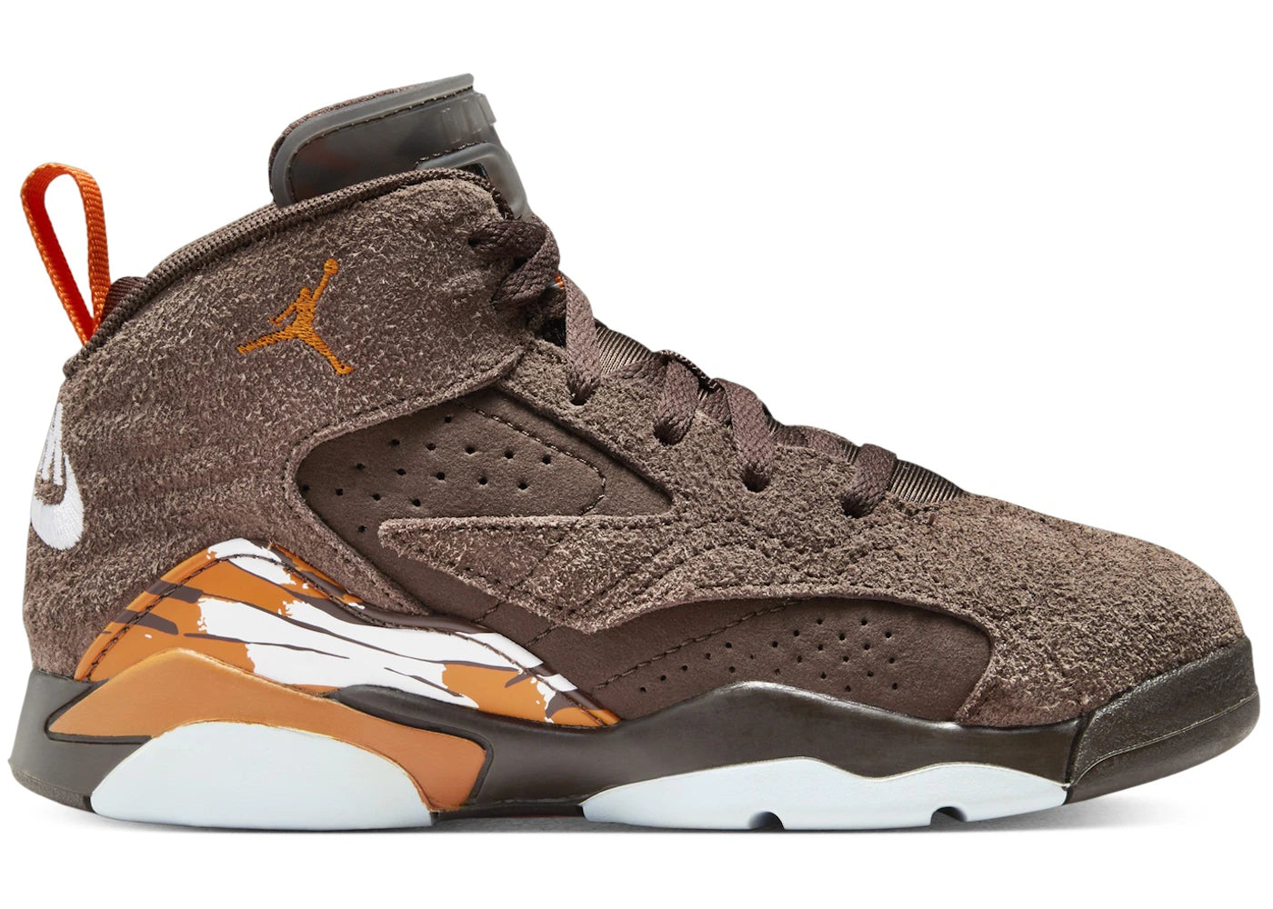 Jordan Jumpman MVP Track Brown White Magma Orange (PS)