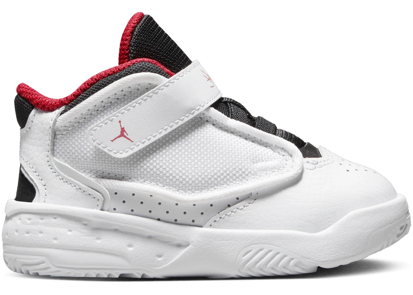 Jordan Max Aura 4 White Black University Red (TD)