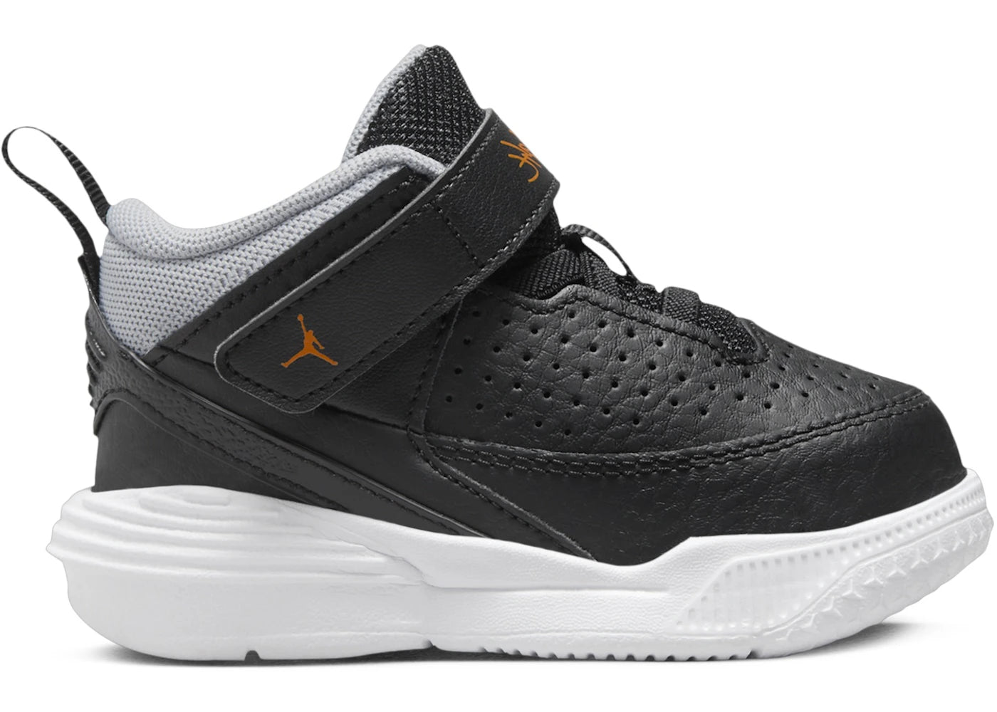 Jordan Max Aura 5 Black Wolf Grey White Magma Orange (TD)