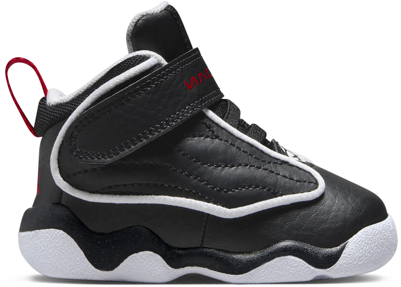 Jordan Pro Strong Black White University Red (TD)
