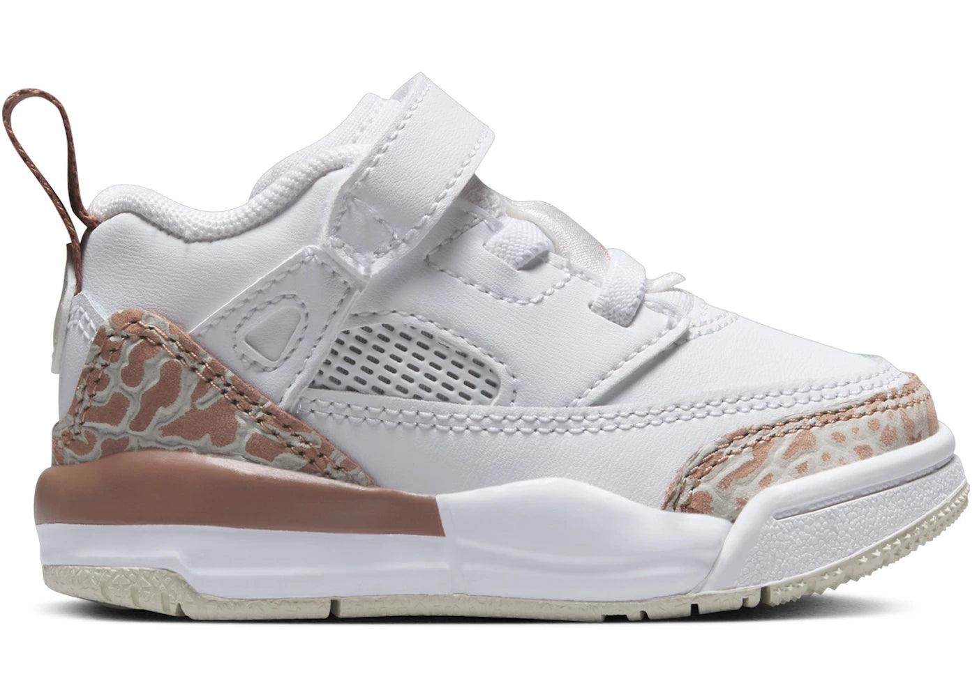 Jordan Spizike Low White Archaeo Brown Light Bone Pink Oxford (TD)