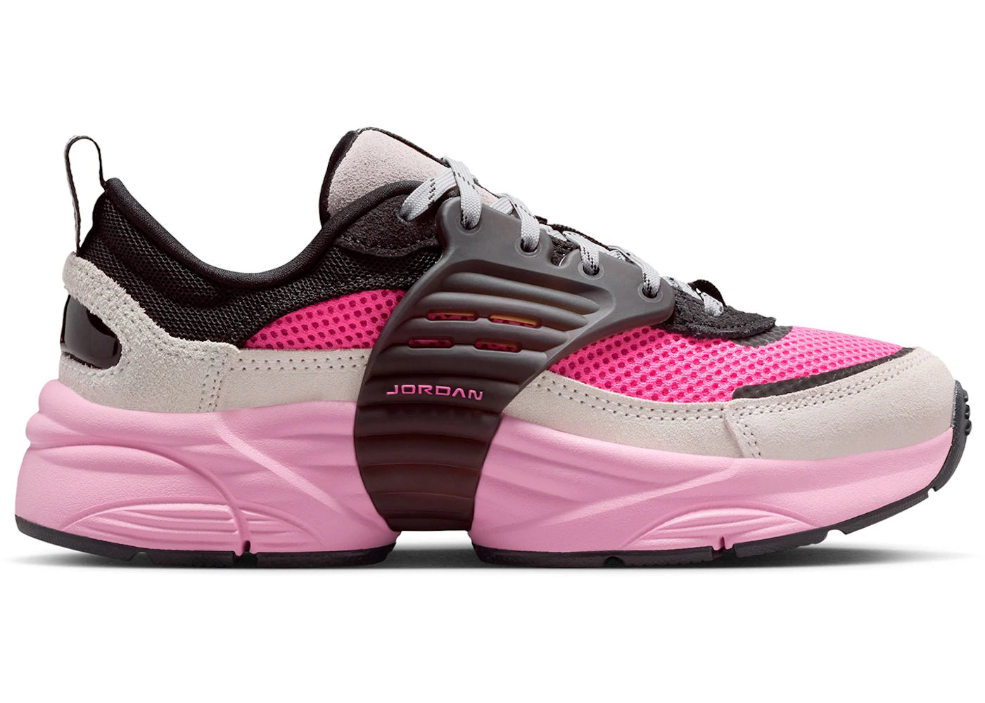 Jordan Trunner O/S Wolf Grey Pink Blast (GS)