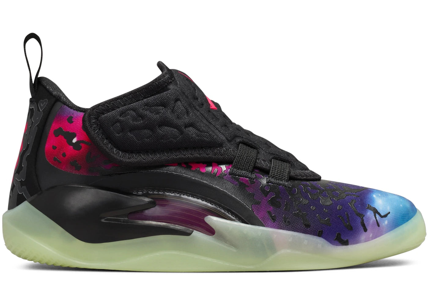 Jordan Zion 3 Black Vivid Purple Barely Volt Solar Red (PS)