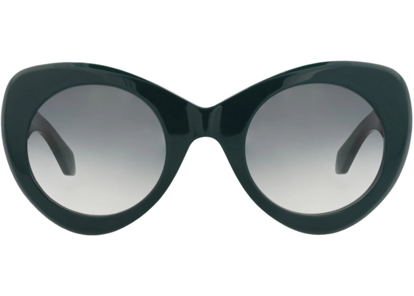 Alaia Cat Eye-Frame Recycled Acetate Sunglasses Green Green Grey (AA0064S-30014219-003)