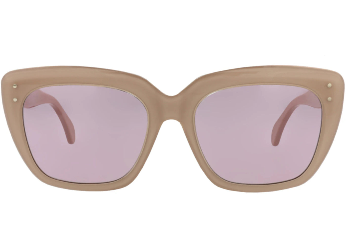 Alaia Square-Frame Acetate Sunglasses Nude Violet (AA0050S-30010089-003)