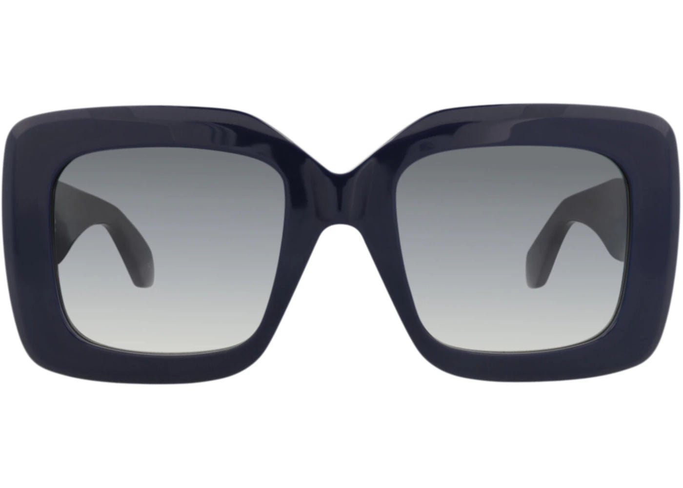 Alaia Square-Frame Recycled Acetate Sunglasses Blue Blue Grey (AA0065S-30014218-003)