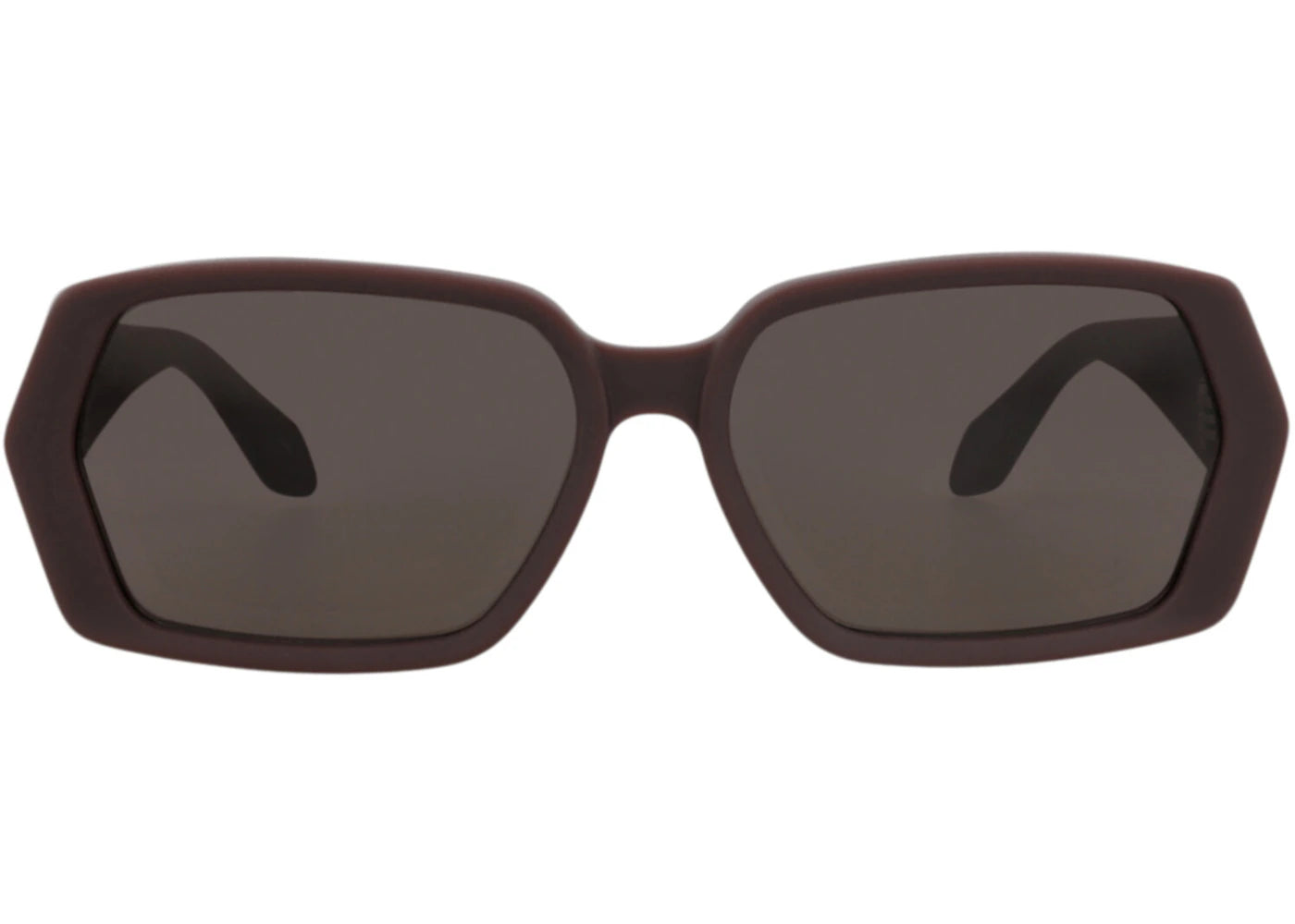 Alaia Square-Frame Recycled Acetate Sunglasses Burgundy Burgundy Grey (AA0082S-30015371-003)
