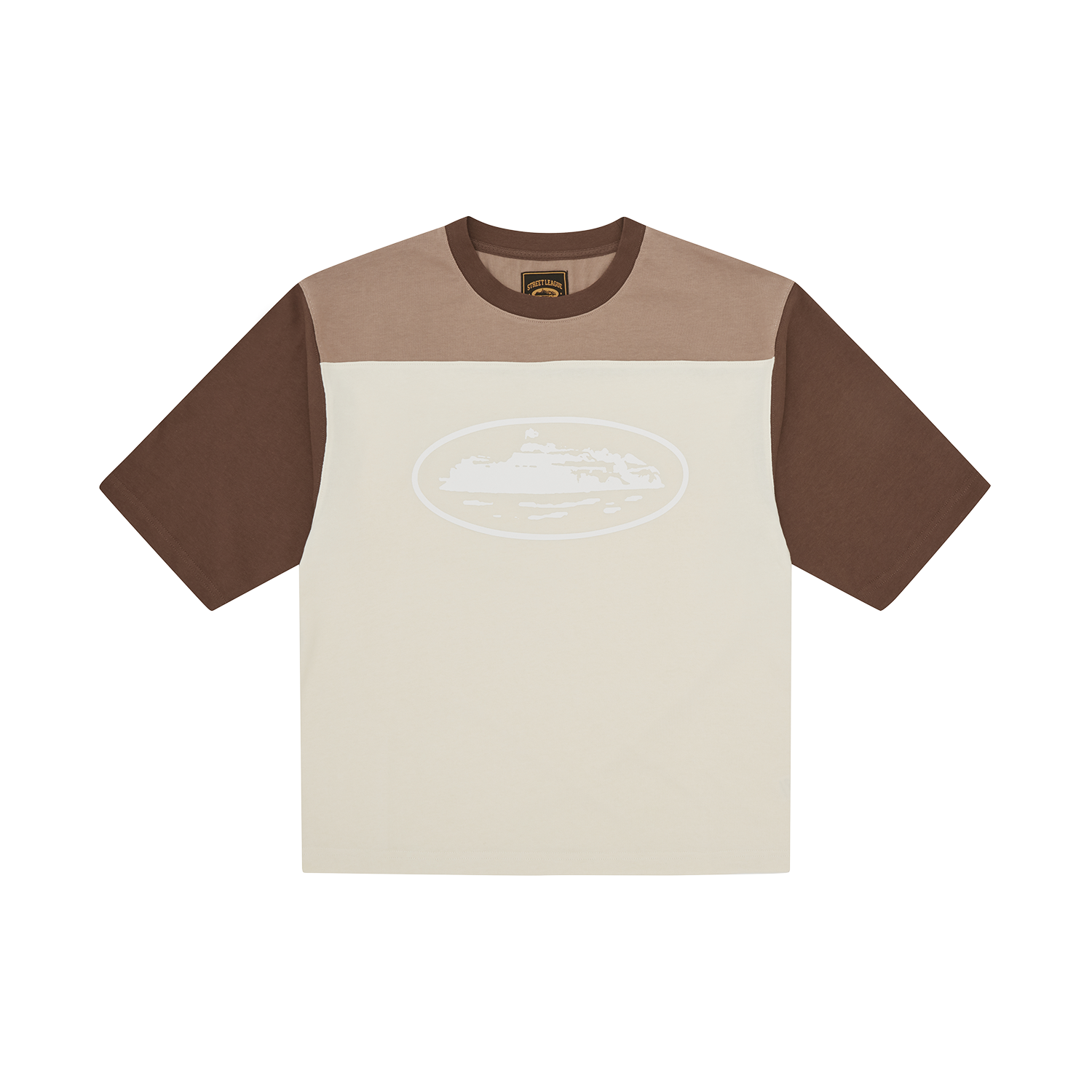 Corteiz Alcatraz Heavyweight Varsity Jersey Cream