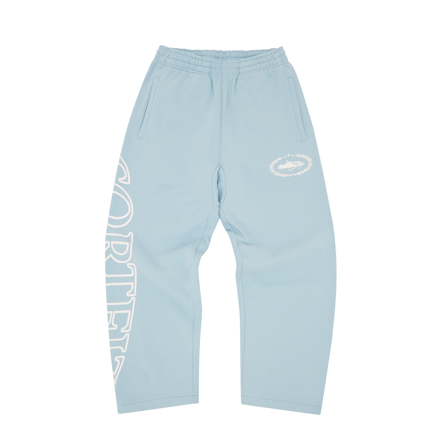 Corteiz Superior Royale Open Hem Pant Baby Blue